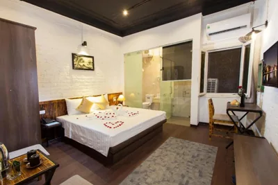 Deluxe-tweepersoonskamer met 1 of 2 bedden — Luxury Backpakers Hotel