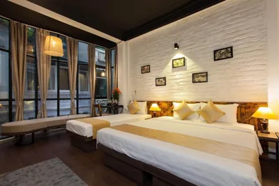 Familiekamer met eigen badkamer — Luxury Backpakers Hotel